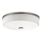 Kichler 1 Light 13" Wide LED Flush Mount Ceiling Fixture Brushed Nickel