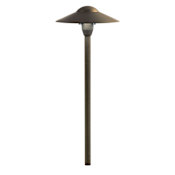 Kichler 21" Tall 12V Center Mount Path Light Centennial Brass