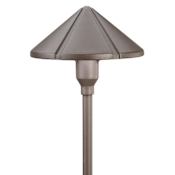 Kichler Six Groove 23" Xenon Path and Spread Light Textured Architectural Bronze