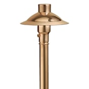 Kichler High Hat 22" Xenon Path and Spread Light Copper
