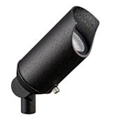 Kichler Single 6" Wide 12V Spot Light Black Brass