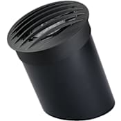 Kichler Single 7" Wide 12V In-Ground Well Light Black Brass