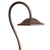 Kichler Shepherd's Crook 28" LED Path Lantern - 3000K Textured Architectural Bronze