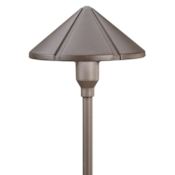Kichler Six Groove 22" LED Path and Spread Light - 2700K Textured Architectural Bronze