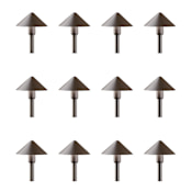 Kichler Fundamentals 21" Tall 2700K LED Path and Spread Light - Set of (12) Lights Textured Architectural Bronze