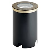 Kichler C-Series 10" Tall In-Ground LED Accent Light - 60 Degree Beam Spread Centennial Brass