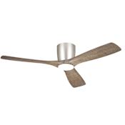 Kichler Volos 54" 3 Blade Indoor LED Hugger Ceiling Fan with Wall Control Brushed Nickel