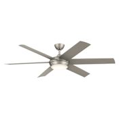 Kichler Mint 60" 6 Blade Indoor Ceiling Fan Brushed Nickel