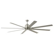 Kichler Breda 84" 8 Blade Indoor / Outdoor Ceiling Fan Brushed Nickel