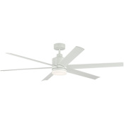 Kichler Loa 65" 6 Blade Indoor / Outdoor Ceiling Fan Matte White