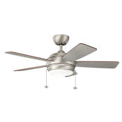 Kichler Starkk 42" 5 Blade LED Indoor Ceiling Fan Brushed Nickel