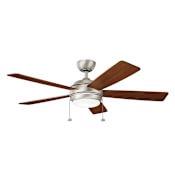Kichler Starkk 52" 5 Blade LED Indoor Ceiling Fan Brushed Nickel