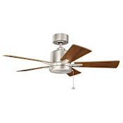 Kichler Lucian 42" 5 Blade Indoor Ceiling Fan with Blades Brushed Nickel