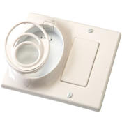 Kichler Traditional / Classic Fan Dual Gang Wall Plate Accessory Ivory (Not Painted)