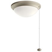 Kichler Outdoor 2 Light LED Light Kit Antique Satin Silver