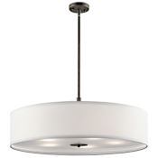 Kichler 30" Wide Drum Chandelier Olde Bronze