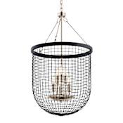 Kichler Byatt 6 Light 18" Wide Cage Pendant Black