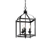 Kichler Larkin 3 Light 12" Wide Pendant Black