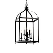 Kichler Larkin 6 Light 18" Wide Chandelier Black