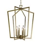Kichler Abbotswell 6 Light 25" Wide Chandelier Natural Brass