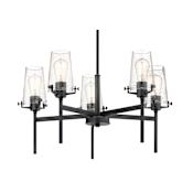 Kichler Alton 5 Light 27" Wide Chandelier Black