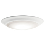 Kichler Gen I 8" Wide LED Flush Mount Bowl Ceiling Fixture - 2700K White