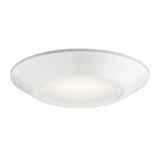 Kichler Horizon III 6" Wide LED Flush Mount Bowl Ceiling Fixture - 3000K White