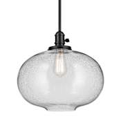 Kichler Avery 15" Wide Pendant Black