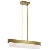 Kichler Serene 36-1/2" Wide LED Linear Chandelier Natural Brass