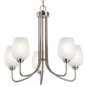 Kichler Valserrano 5 Light 24" Wide Chandelier Brushed Nickel