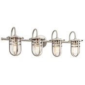 Kichler Caparros 32" Wide 4 Light Bathroom Vanity Light Brushed Nickel