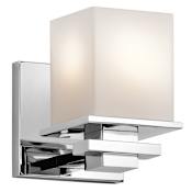 Kichler Tully 7" Tall Bathroom Sconce Chrome
