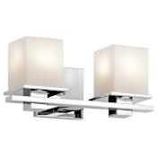 Kichler Tully 2 Light 15" Wide Vanity Light Chrome