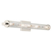 Kichler Azores 5 Light 32" Wide Bath Bar Polished Nickel