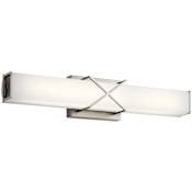 Kichler Trinsic 22" Wide LED ADA Bathroom Bath Bar Brushed Nickel