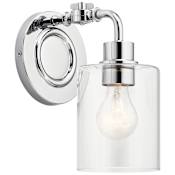 Kichler Gunnison 10" Tall Bathroom Sconce Chrome