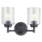 Kichler Winslow 2 Light 13" Wide Vanity Light Black