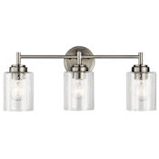 Kichler Winslow 3 Light 22" Wide Vanity Light Brushed Nickel