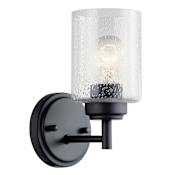 Kichler Winslow 9" Tall Bathroom Sconce Black
