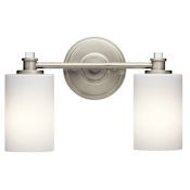 Kichler Joelson 14" Wide 2 Light Bathroom Vanity Light Brushed Nickel
