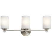 Kichler Joelson 24" Wide 3 Light Bathroom Vanity Light Brushed Nickel