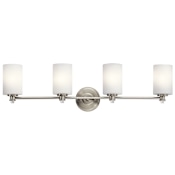 Kichler Joelson 34" Wide 4 Light Bathroom Vanity Light Brushed Nickel