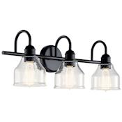 Kichler Avery 3 Light 24" Wide Vanity Light Black