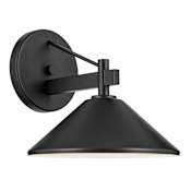 Kichler Ripley 9" Tall Outdoor Wall Sconce Black