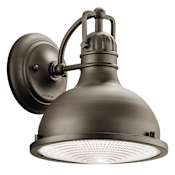 Kichler Hatteras Bay Collection 1 Light 10" Outdoor Wall Light Olde Bronze