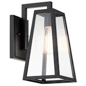 Kichler Delison 12" Tall Outdoor Wall Sconce Black