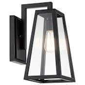 Kichler Delison 14" Tall Outdoor Wall Sconce Black