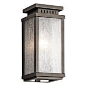 Kichler Manningham Collection 1 Light 11" Outdoor Wall Light Olde Bronze