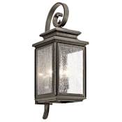 Kichler Wiscombe Park 4 Light 26.25" Outdoor Wall Light Olde Bronze