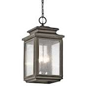 Kichler Wiscombe Park 4 Light Outdoor Full Sized Pendant Olde Bronze